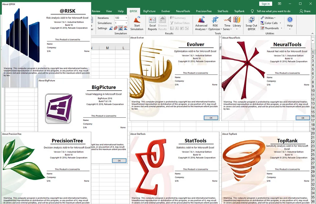 Download Palisade DecisionTools Suite 7.5.1 Industrial