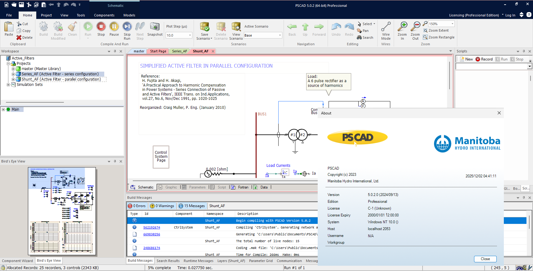 PSCAD 5.0.2