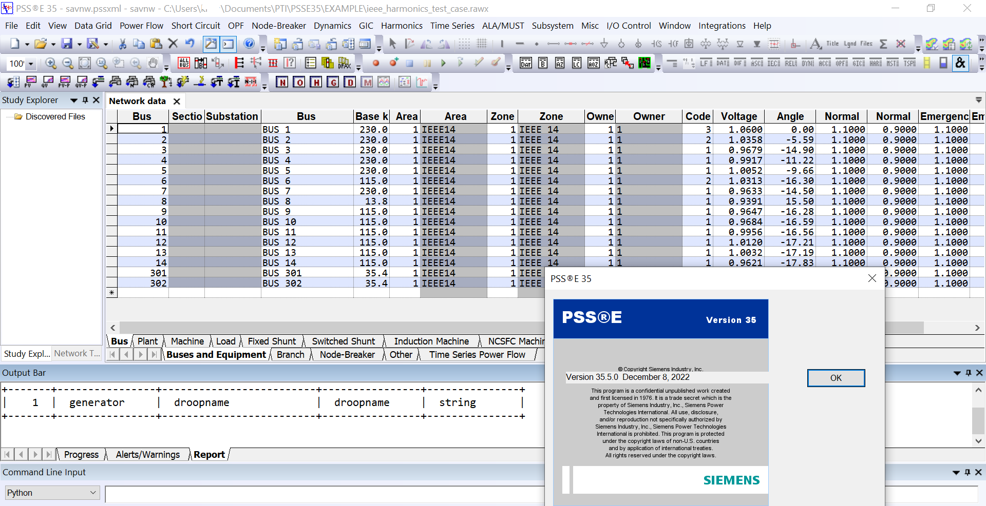 Download PSSE 35.5.0