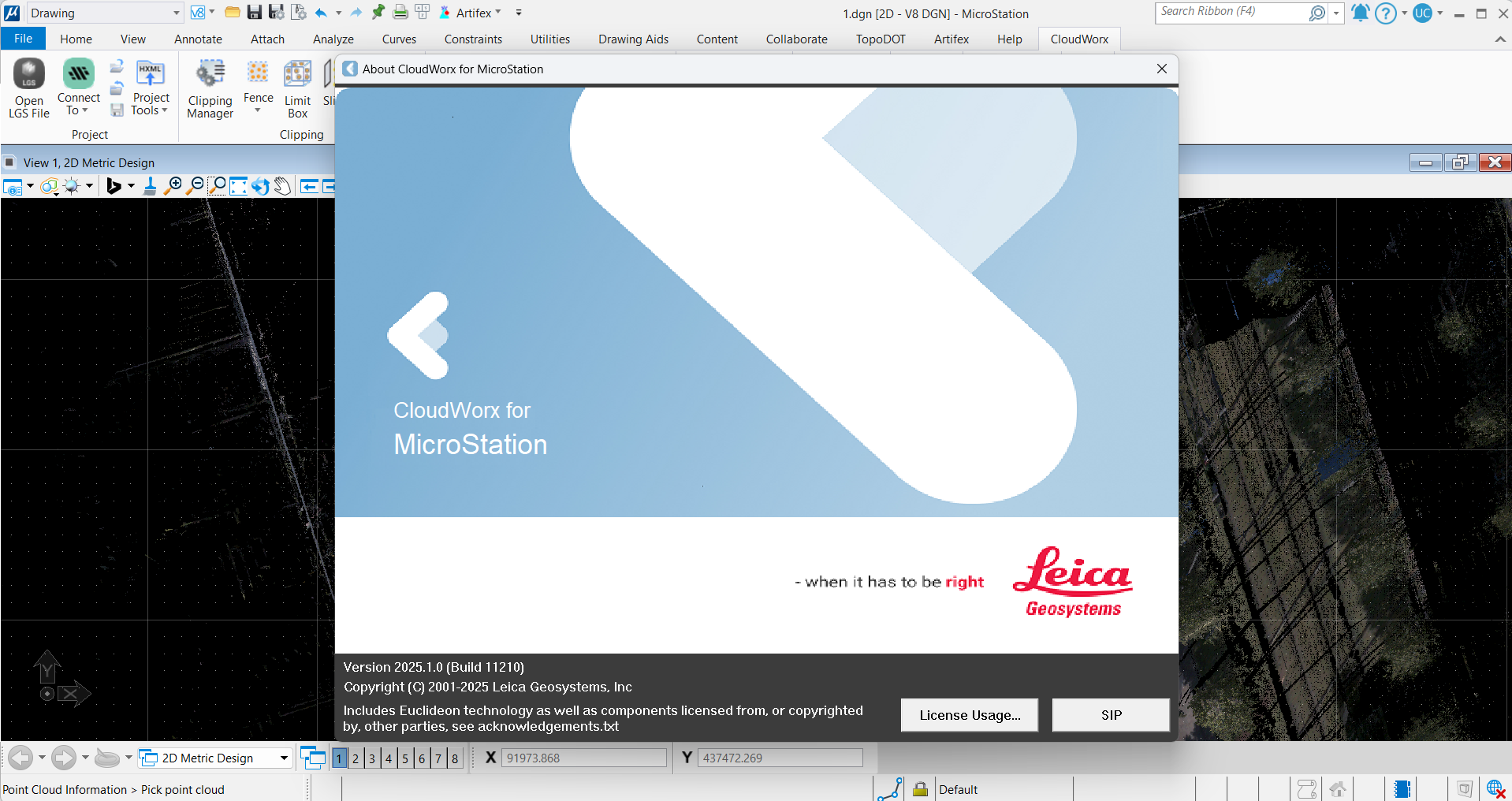 Download Leica CloudWorx 2025.1.0 for MicroStation