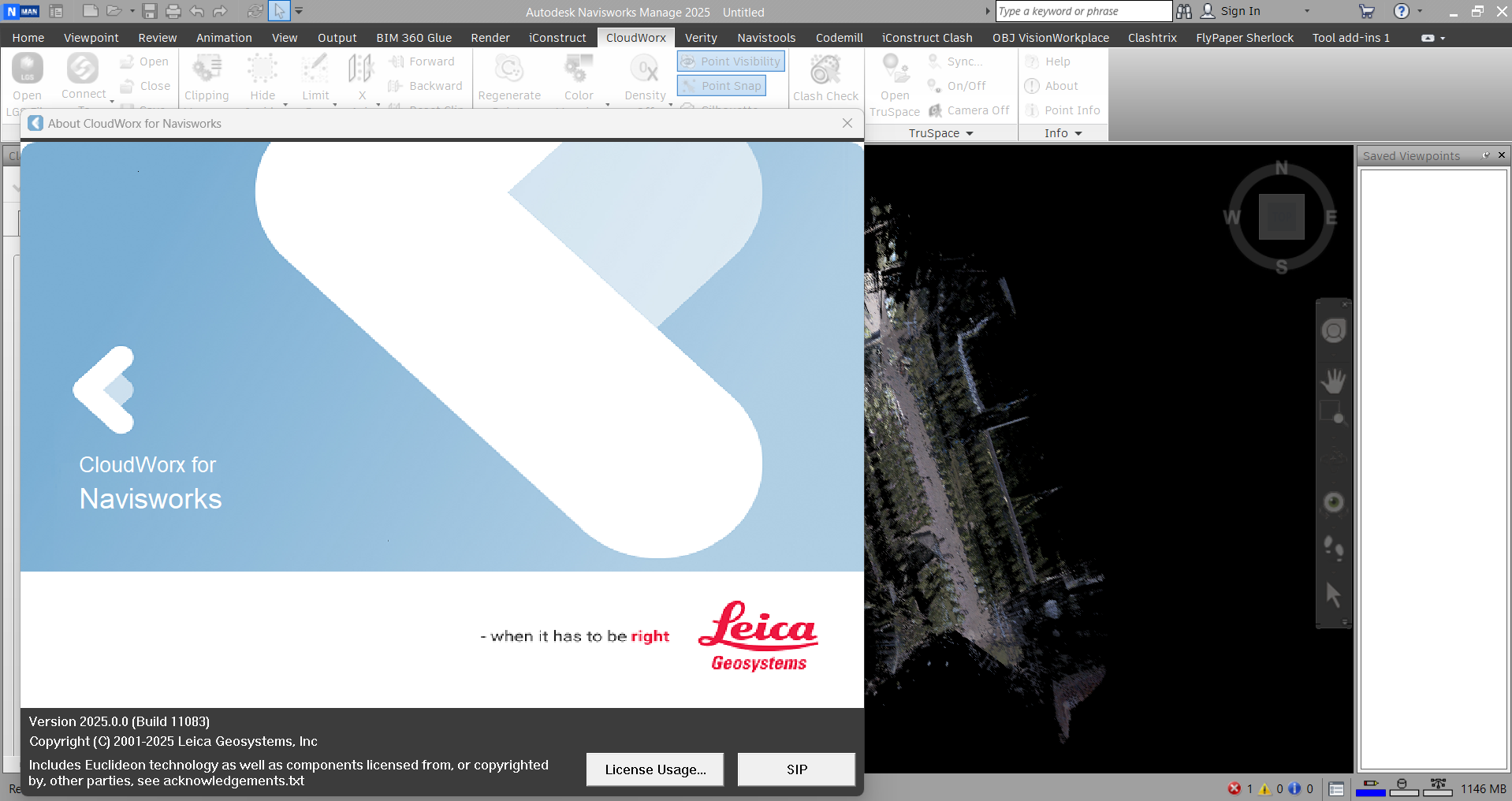 Download Leica CloudWorx 2025.1.1 for Navisworks